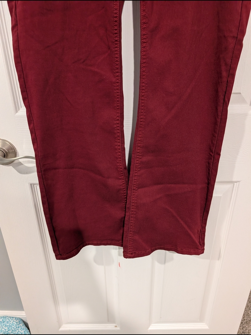 M Jeans by Maurices Burgundy Slim Boot High Rise Jean in Size 16W - Picture 5 of 12